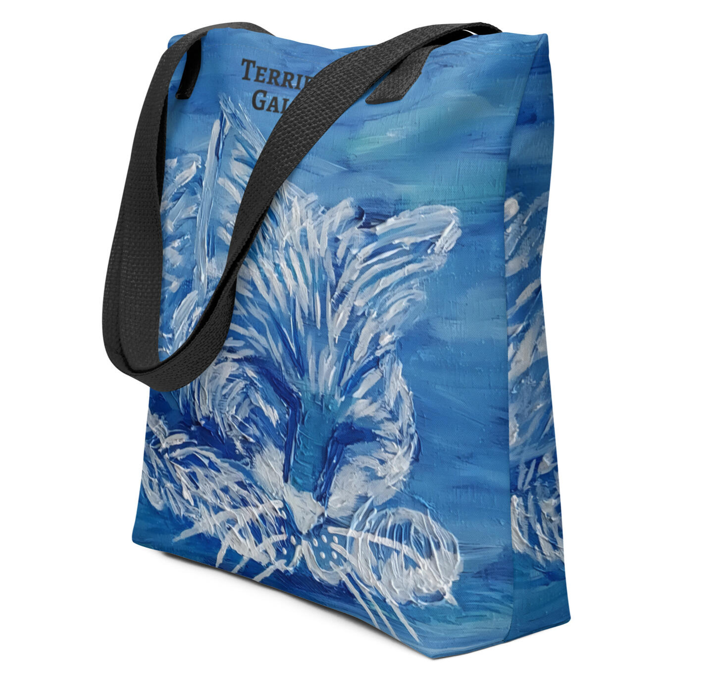 Cat bags with unique cat art by Terrificat Gallery for sale