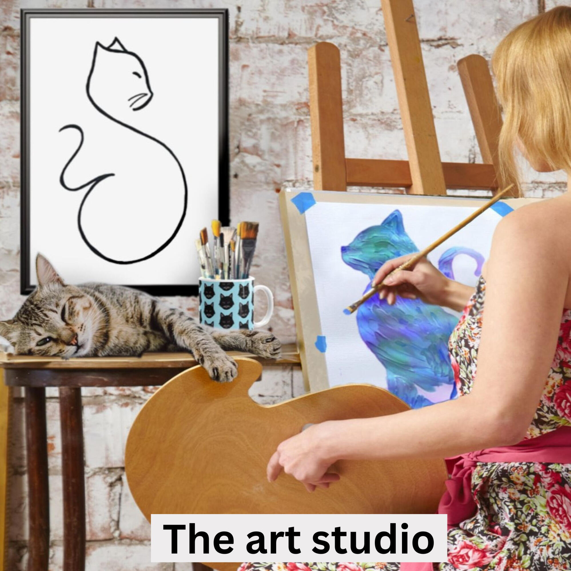 Cat art and gifts for cat lovers by Terrificat Gallery